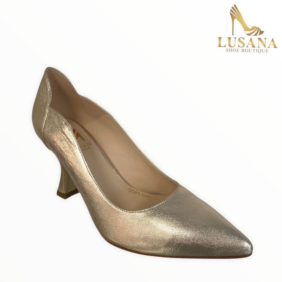 High Heels | Marian Marian Gold Court Shoe