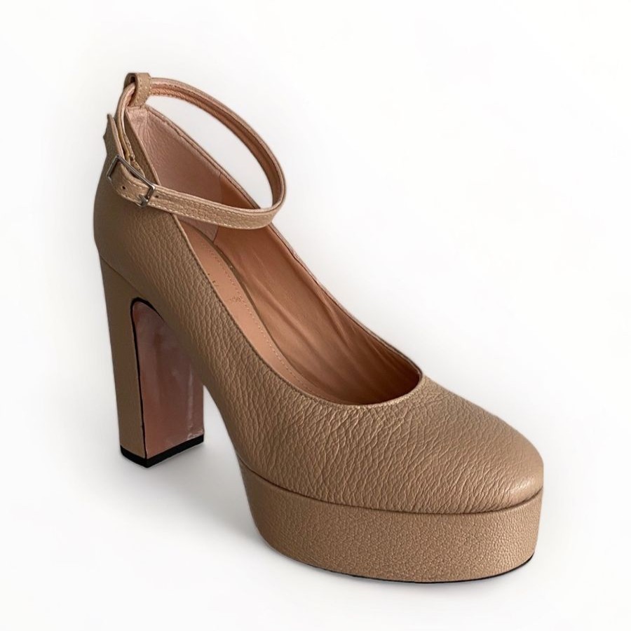 High Heels | Oxitaly Oxitaly Nude Platform Shoe