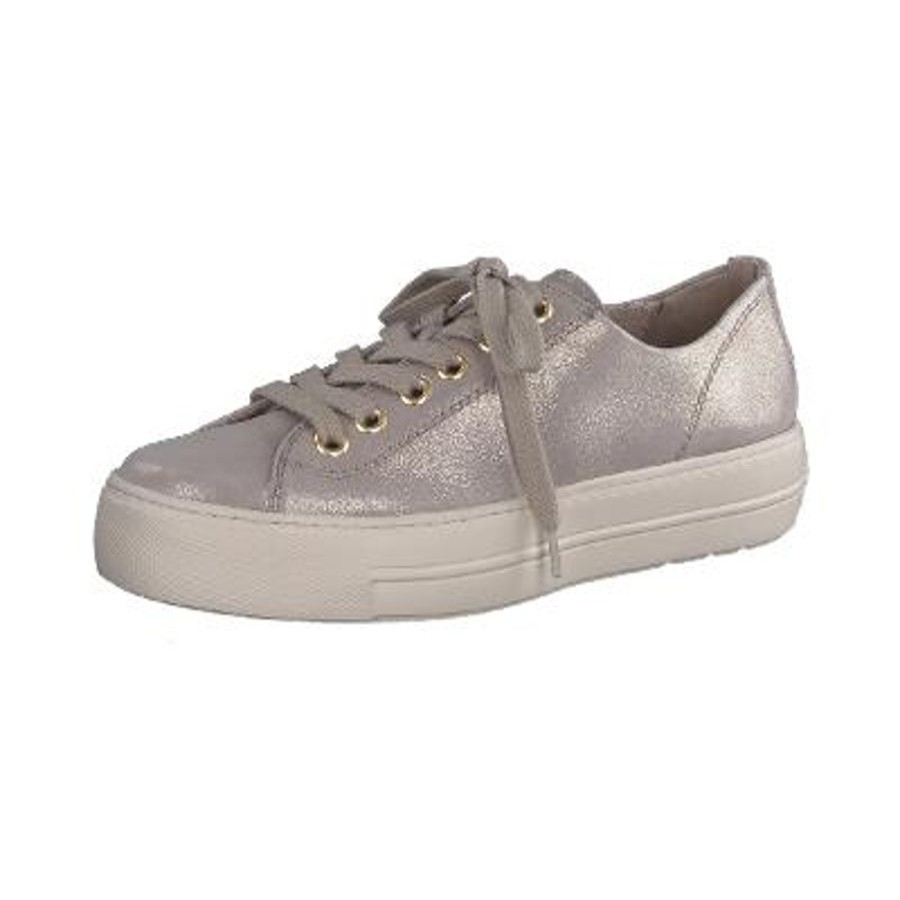 Trainers | Paul Green Paul Green Taupe Metallic Trainer