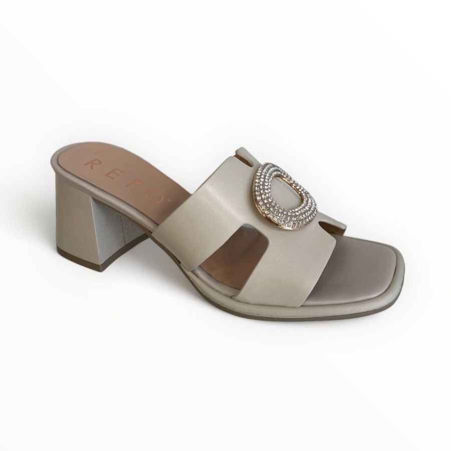 Sandals | REPO Repo Taupe Sandal Avorio