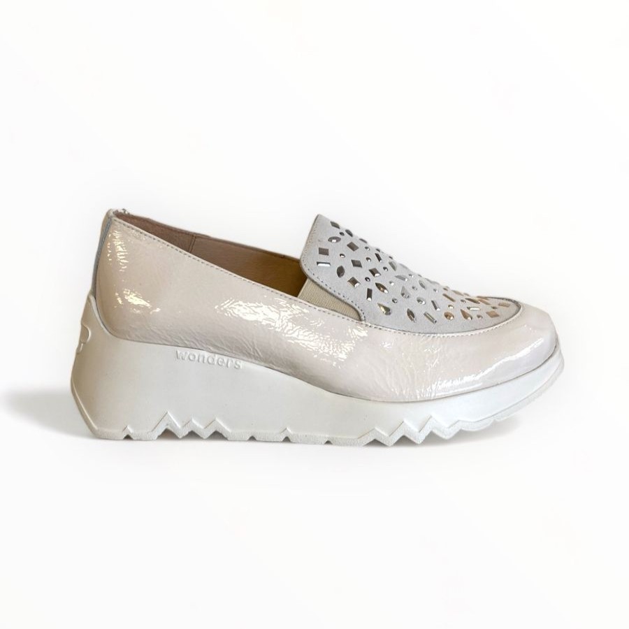 Wedges | Wonders Wonders Patent Wedge White