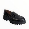 Wedges | Wonders Wonders Devina Patent Chunky Loafer Black