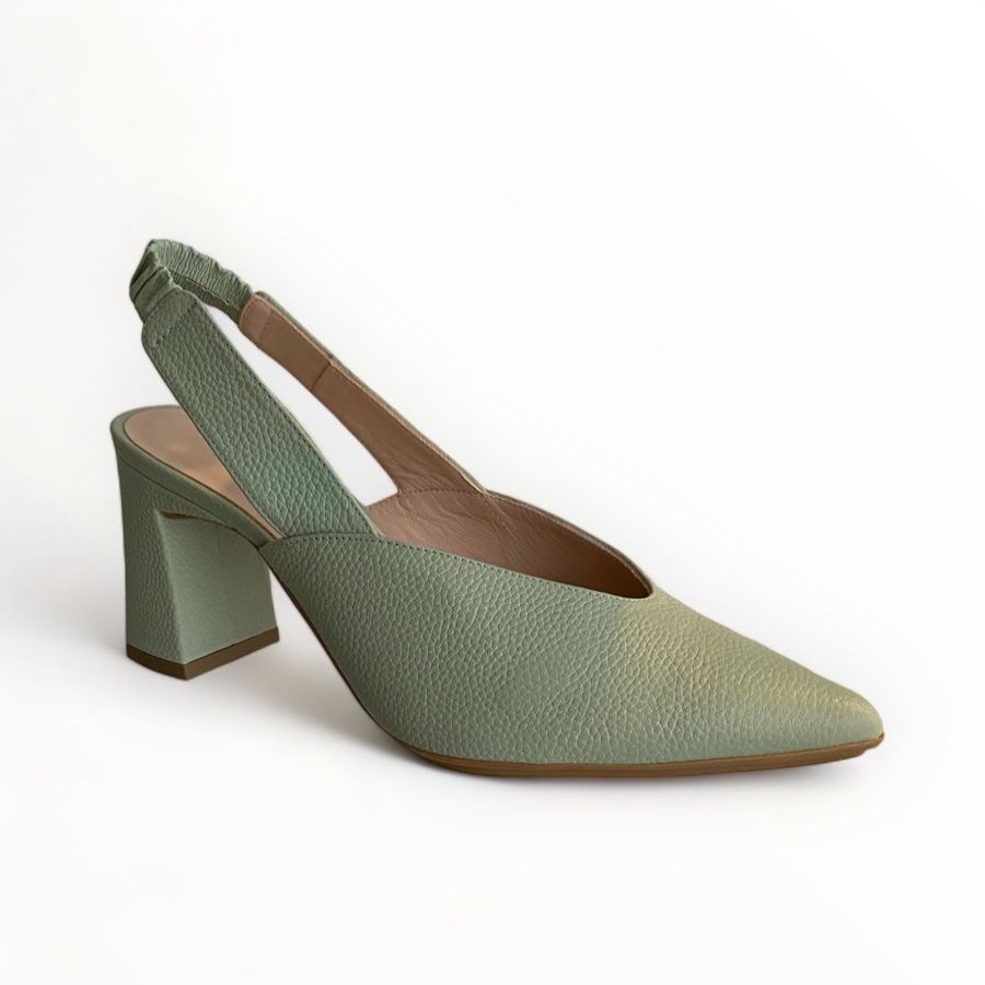 High Heels | LODI Lodi Milanesa Green Slingback Sage Green