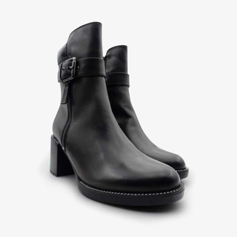 Ankle Boots | Regarde Le Ciel Regarde Le Ciel Elly-21 Delcie Boot Black