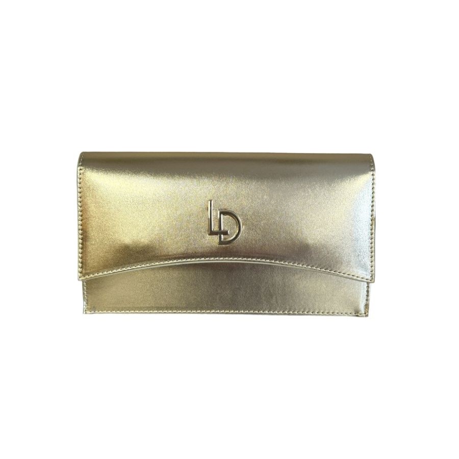 Handbags | LODI Lodi Gold Clutch Bag