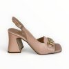 High Heels | Marian Marian Nude Sling Back Sandal