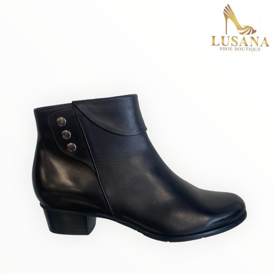 Ankle Boots | Regarde Le Ciel Regarde Le Ciel - Stefany 186 Ankle Boot Black