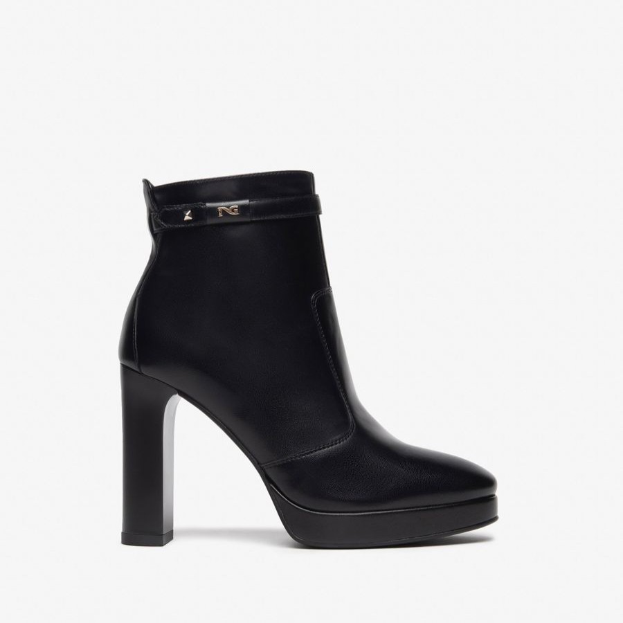 Ankle Boots | NeroGiardini Nerogiardini Black Ankle Boot