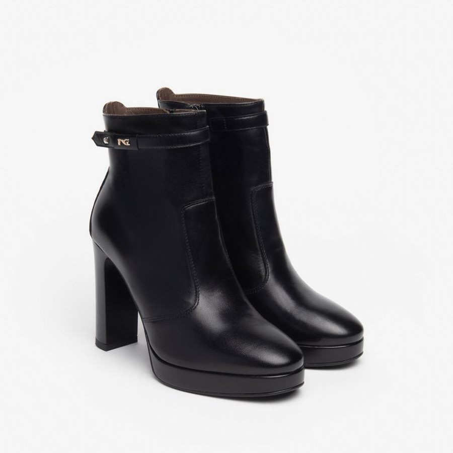 Ankle Boots | NeroGiardini Nerogiardini Black Ankle Boot