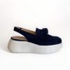 Sandals | Wonders Wonders Tulum Suede Slingback Navy