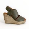 Wedges | Marian Marian Espadrille Sandal Green