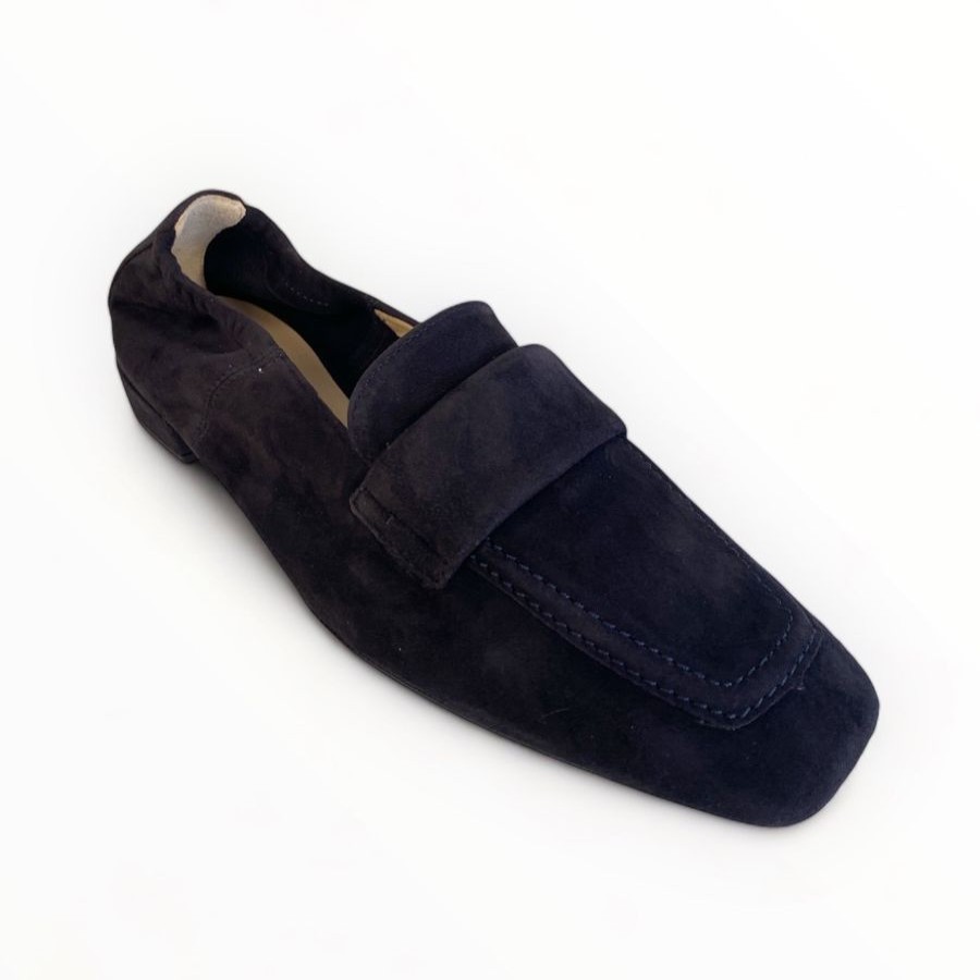 Flats | Högl Hogl Navy Suede Loafer