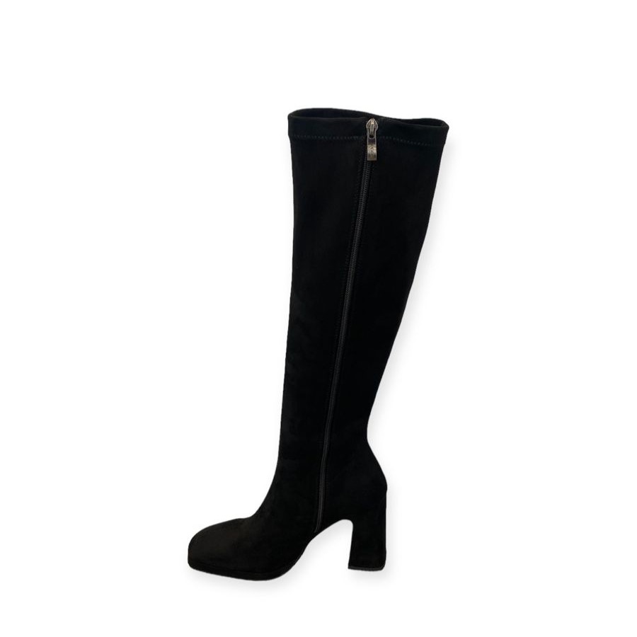 Knee High Boots | LODI Lodi Suede Knee High Boot Black