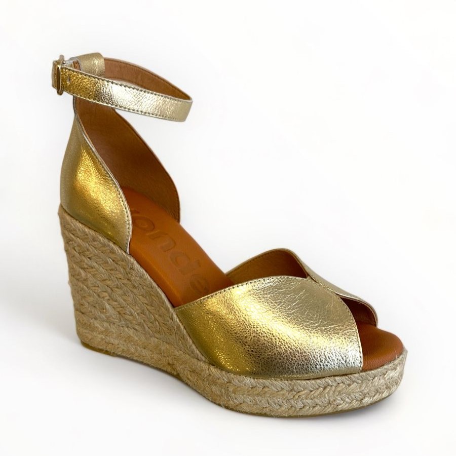 Sandals | Wonders Wonders Espadrille Sandal Gold