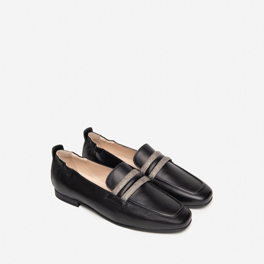 Flats | NeroGiardini Nerogiardini Loafers Black